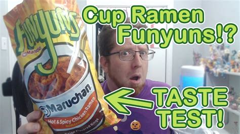 College Flashbacks Maruchan Hot Spicy Chicken Ramen Funyuns Taste Test Review Youtube