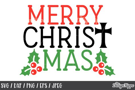 Merry Christ Mas Svg Christmas Mistletoe Dxf Png Cricut