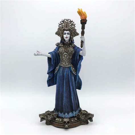 Hecate Goddess Of Witchcraft And Magic Statue Full Color Etsy