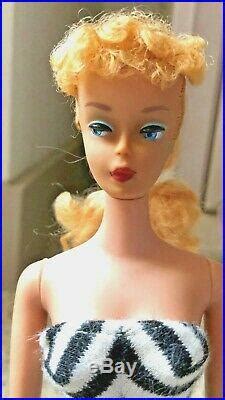 Breathtaking Vintage 4 Blonde Barbie Ponytail STUNNING Vintage Japan