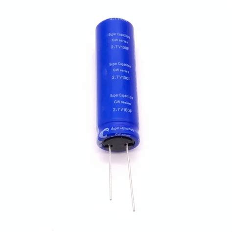 Super Farad Condensator 2.7V 100F 18*60 Mm Hoge Frequentie Lage Esr 2 ...