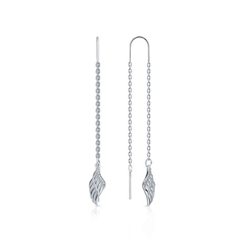 Серебряные серьги SUNLIGHT 0221248-00245: белое серебро 925 пробы ...