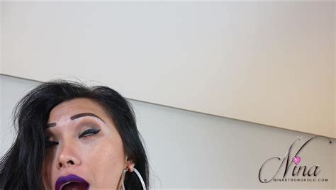 Busty Nina In Transparent Lingerie Ashemaletube
