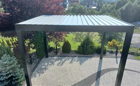 Nowoczesna Pergola Aluminiowa Ogrodowa Altana Zadaszenie Tarasu