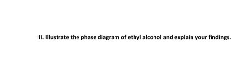 Phase Diagram Of Ethyl Alcohol Schematic Diagram Of Ethanol