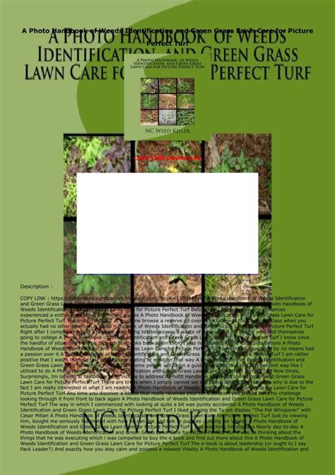 Pdf(readonline) A Photo Handbook of Weeds Identification and Green