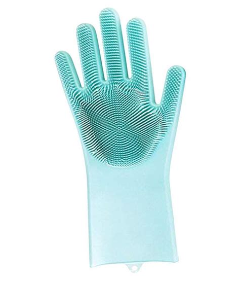 Reusable Silicone Dishwashing Gloves Household Kitchen Cleaning Tool: Buy Reusable Silicone ...