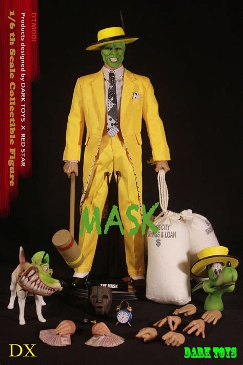 Dark Toys 1 6 Scale The Mask Jim Carrey Figure Dtm001 Rainman Iminime In Stock Ebay