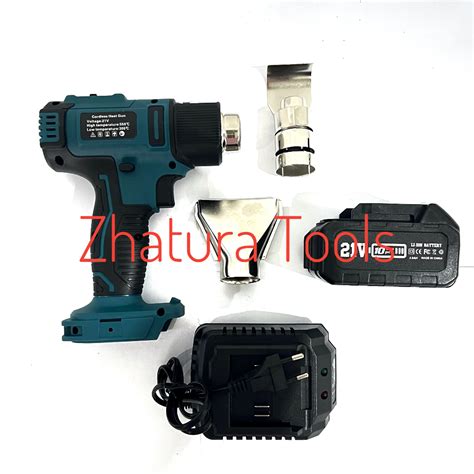 Jual Mesin Hot Gun Pistol Pemanas Cordless Batere Air Force V Shopee Indonesia