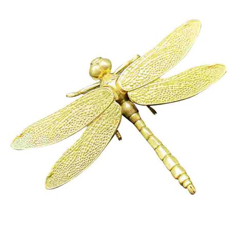 Dragonfly Brass Figurine Ornament Decor Statue Figurines Animal