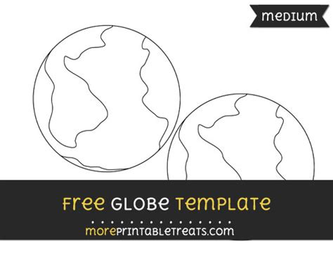 Printable World Globe Pattern