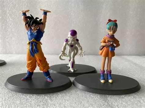 LOT DE 5 Figurines Dragon Ball Z Goku Buu Bulma Freeza Hachette Rare