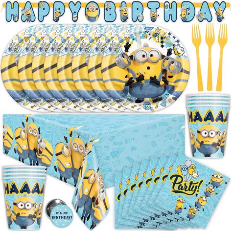 Amazon Minions Birthday Party Decorations Despicable Me Minion