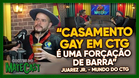 CASAMENTO GAY EM CTG É UMA FORÇAÇÃO DE BARRA JUAREZ JR MUNDO DO