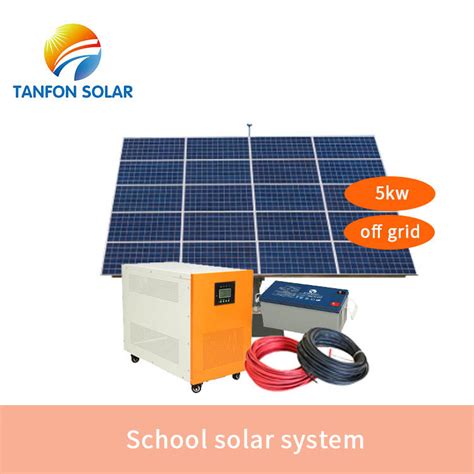 Complete Set 5000w Solar Energy Equipment For Home