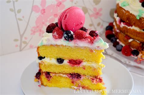 La Cuchara De Mermelada Tarta Naked Cake De Frutos Del Bosque Con