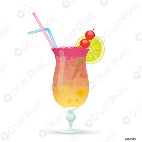 Cocktail Sex On The Beach Stock Vector Crushpixel