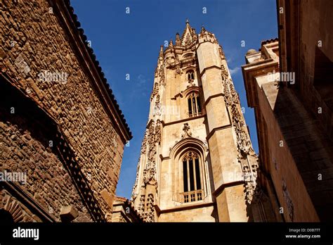 Gothic Cathedral Metropolitan Church San Salvador De Oviedo Asturias