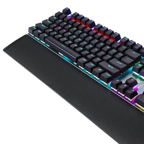 led backlit mechanical keyboard  hand rest quick response  pc