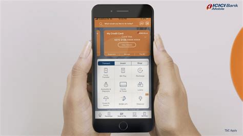 Increase Credit Card Limit On ICICI Bank IMobile Pay App YouTube