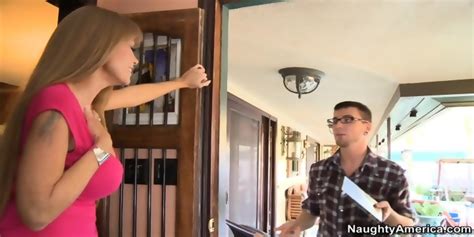 Big Tit Milf Darla Crane Plays With Her Son S Friend S Joystick Before Getting Her Face Jizzed