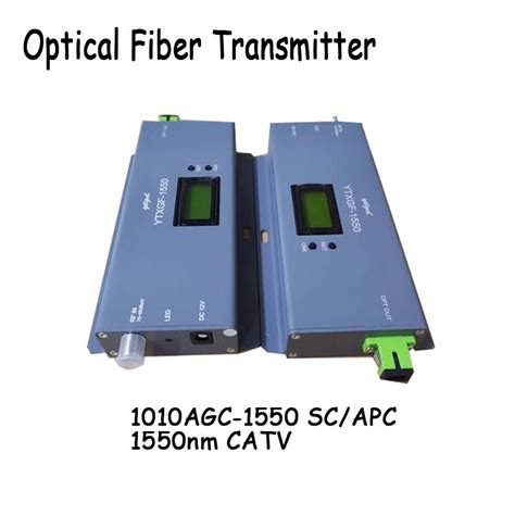 Nuevo Transmisor De Fibra Ptica Ftth 1010agc 1550 1550nm Catv