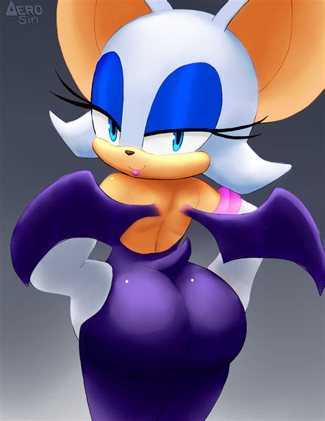 Rouge The Bat By Aerosin Hentai Foundry