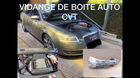 VIDANGE BOITE AUTO CVT AUDI A6 YouTube