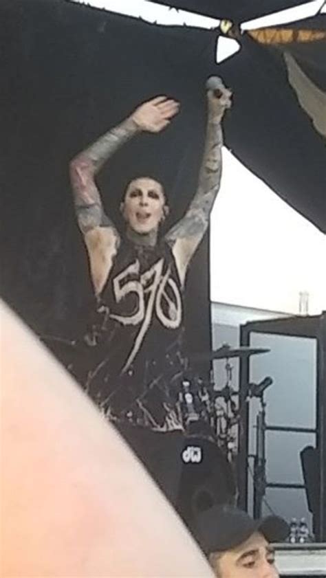 Chris Motionless Motionless In White Joshua Balz Miw Band Metalcore