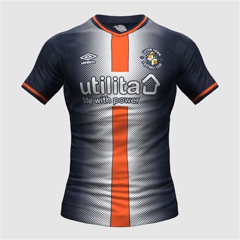 2023 24 Luton Town Third Shirt Redesign Fifa Kit Creator Showcase