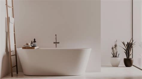 modern minimalist bathroom  elegant touches  neutral tones