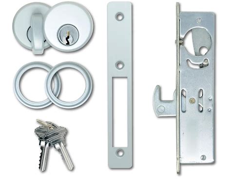 Adams Rite Hook Bolt Lock Kit With Outside Mortise Key Cylinder And