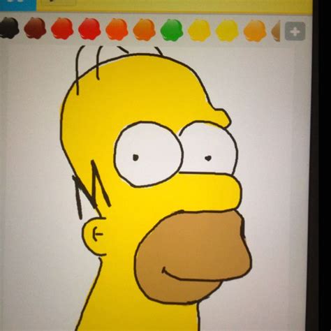 Draw Something. Homer Simpson. | Homer simpson, Homer, Draw something