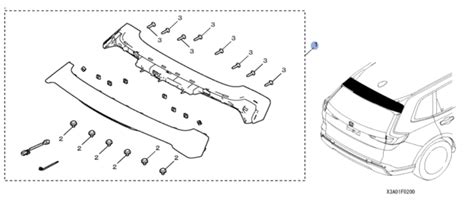 F A D Cr V Tailgate Spoiler Honda Cr V