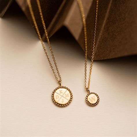 Bubble Initial Coin Ketting Vedder And Vedder