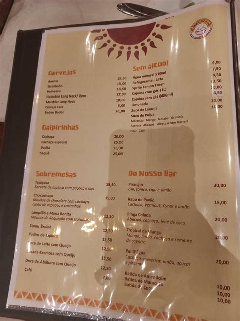 Menu Em O Mocofava Restaurante S O Paulo Av Eng Caetano Lvares