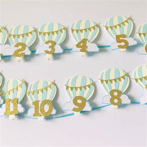 Hot Air Balloon Banner Etsy