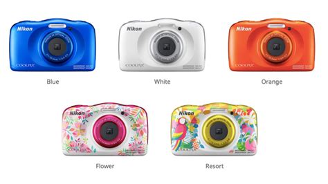 Nikon Coolpix W Point And Shoot Camera With Shockproof And