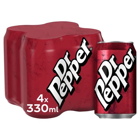 Dr Pepper 4 x 330ml - Co-op