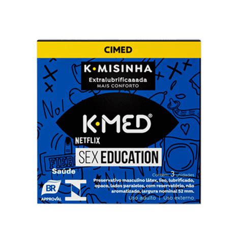 Preservativo K Med K Misinha Extralubrificada Sex Education Unidades Cimed Fitarvida