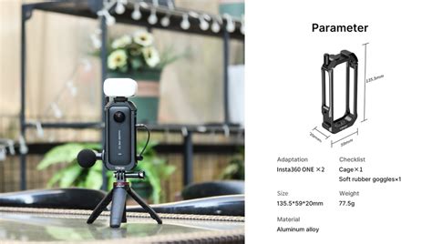 Купить Клетку Ulanzi C-One X2 для Insta360 X2