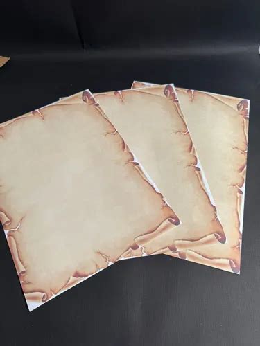 Papel Para Pergaminho - Papel Pergaminho 180g A4 Para Convites Padrão 10 Folhas Branco ...