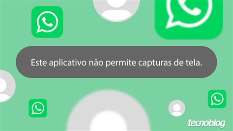 WhatsApp no Android começa a bloquear prints em fotos de perfis