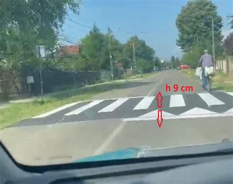 9 treceri de pietoni înălțate în doar 6 km Soluția unei primării din