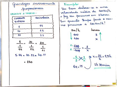 Grandezas Diretamente E Inversamente Proporcionais - Exercícios