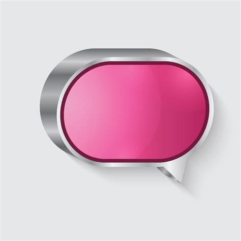 Abstract Vector 3d Blank Speech Bubble 10914830 Vector Art At Vecteezy