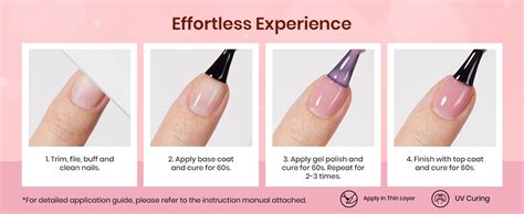 Amazon Beetles Pink Gel Nail Polish Set Colors Nude Pink Jelly Gel Polish Shimmer