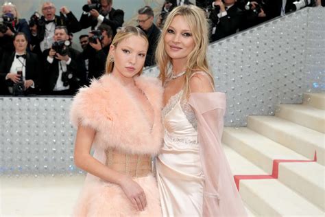 Lila Moss Wears See Through Gown Inspired By Kate Moss Iconic Naked Dress