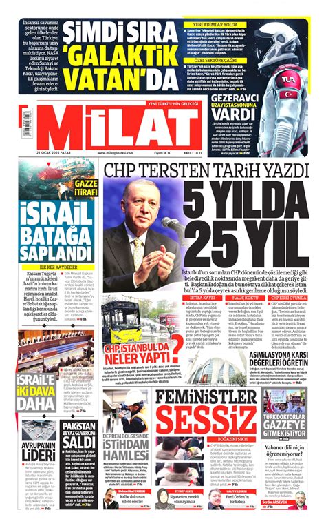 Milat Gazetesi Milat Man Et Oku Haberler Ocak