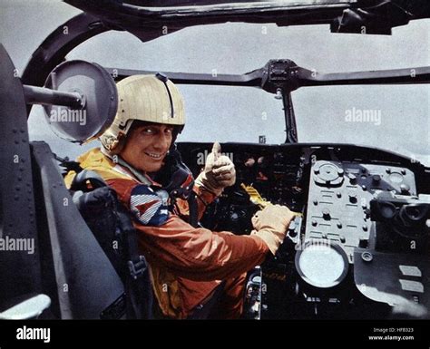 Cockpit view of an A3D-2 Skywarrior of VAH-4 in 1960 Stock Photo - Alamy